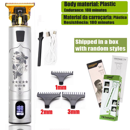 Recortadora T9 Inalámbrica Para Perfilar Barba Y Cabello